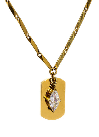 Maeve Dog Tag Necklace