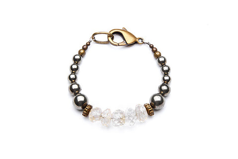 Citrine and Pyrite Stacker