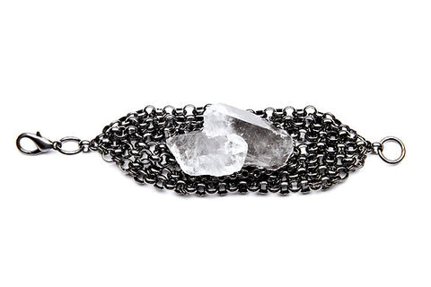 Quartz Chunk Cuff